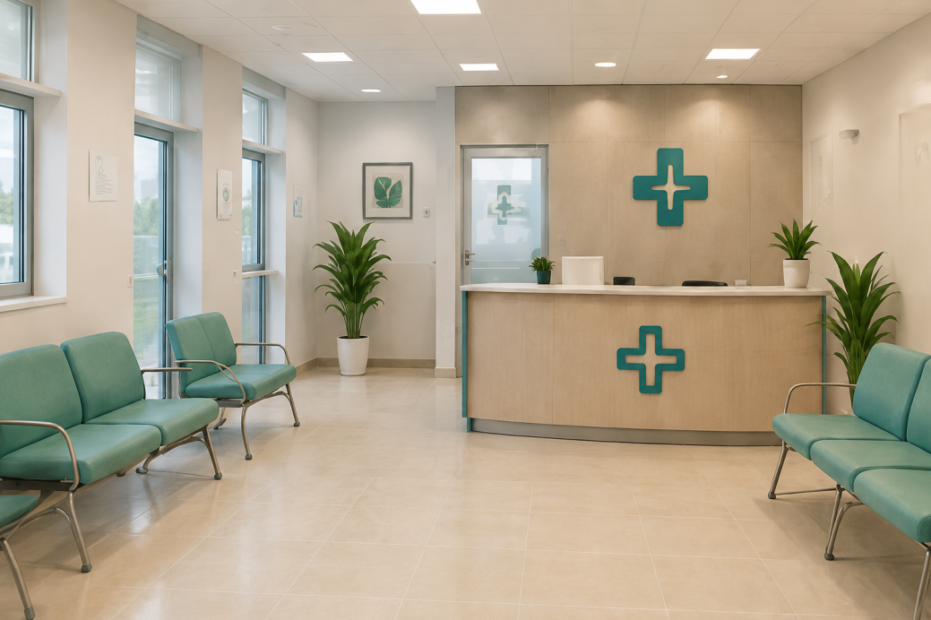 Clinic interior visual for Amitsoft Medical